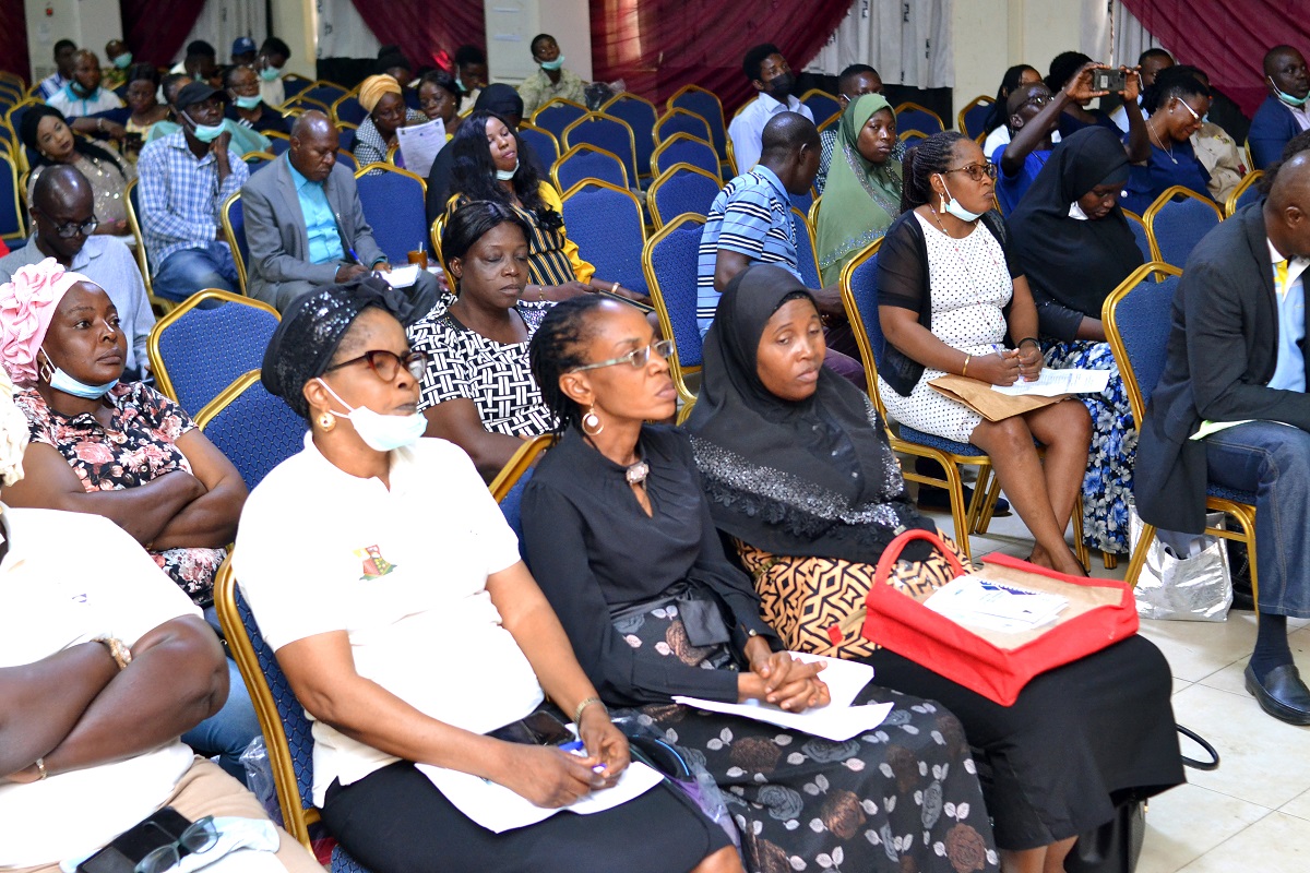 MDA Official at the Early warning stakeholder workshop