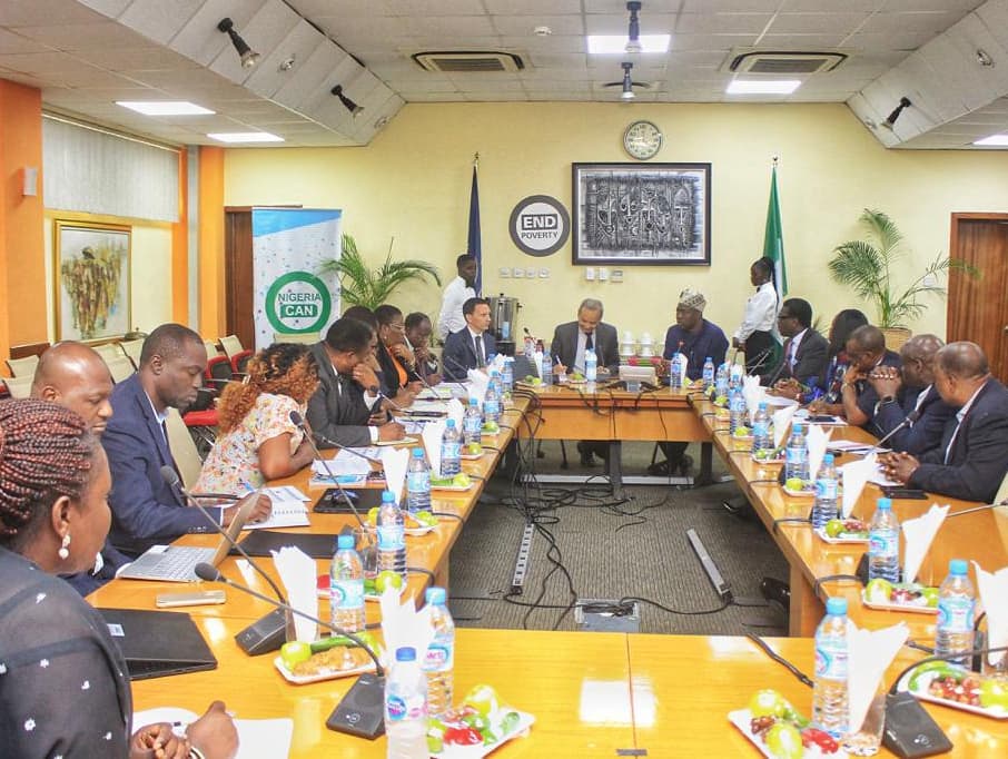 Gov. Seyi Makinde, WB Country Director and others at a session